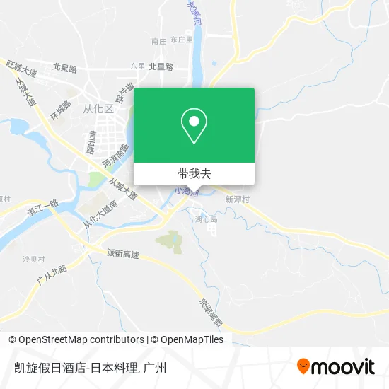 凯旋假日酒店-日本料理地图