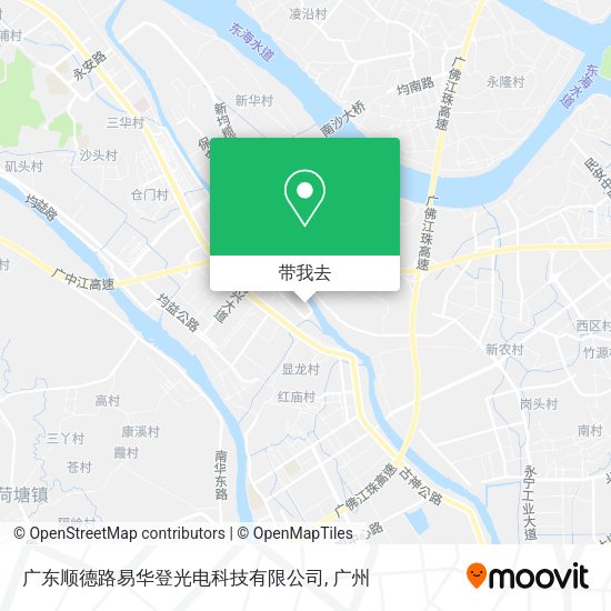 广东顺德路易华登光电科技有限公司地图