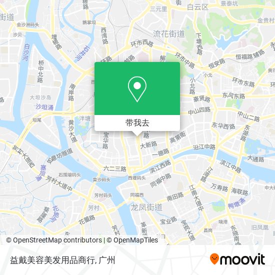 益戴美容美发用品商行地图