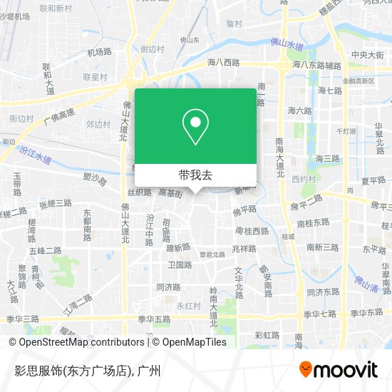 影思服饰(东方广场店)地图