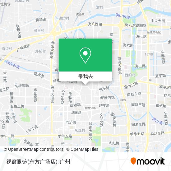视窗眼镜(东方广场店)地图