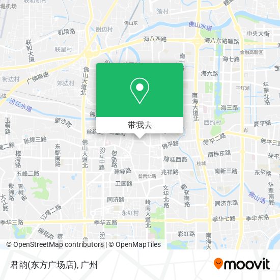 君韵(东方广场店)地图