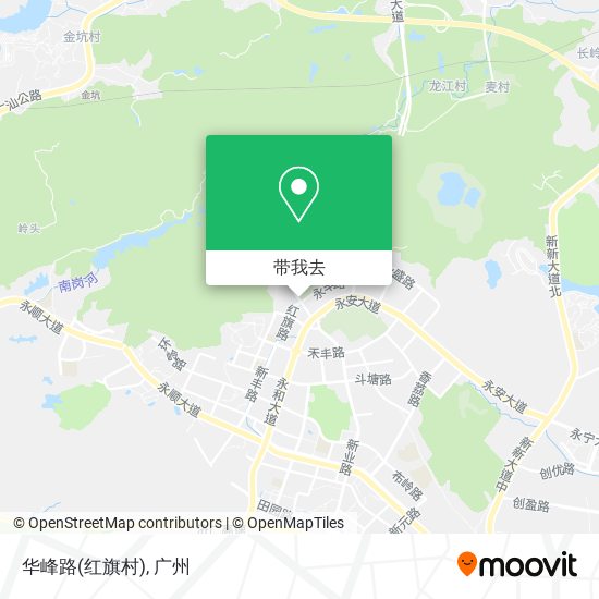华峰路(红旗村)地图