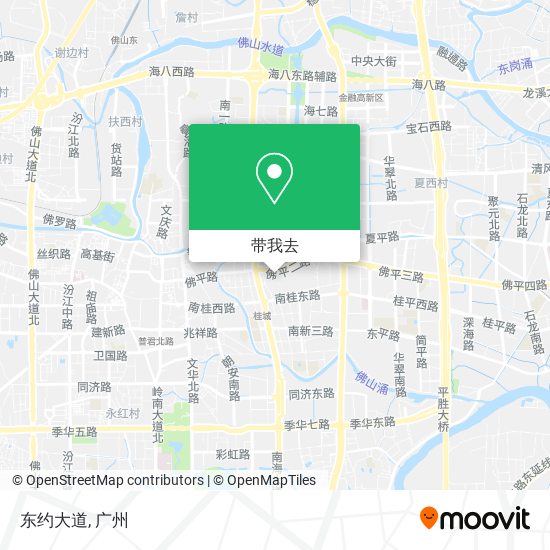 东约大道地图