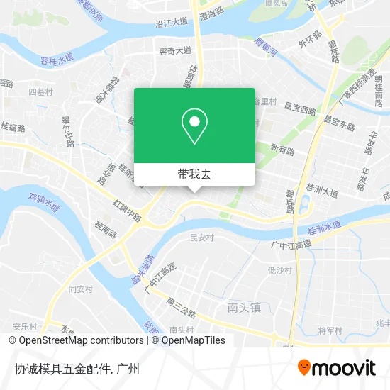 协诚模具五金配件地图