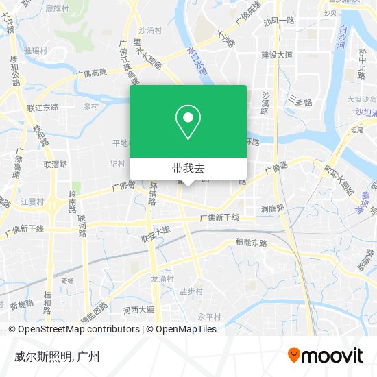 威尔斯照明地图
