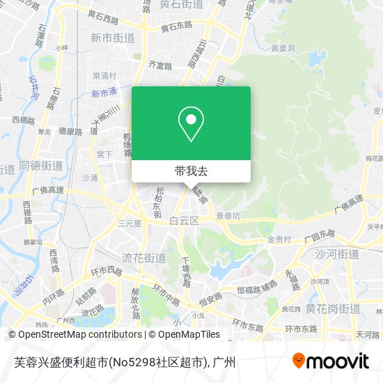 芙蓉兴盛便利超市(No5298社区超市)地图