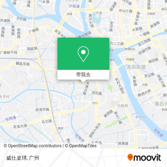 威仕桌球地图
