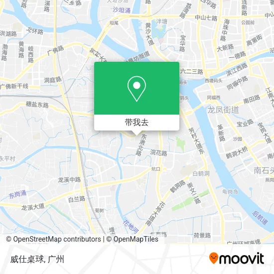 威仕桌球地图