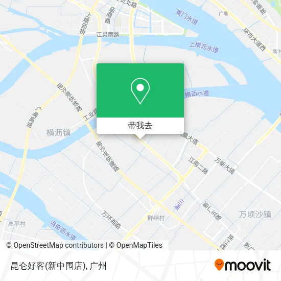 昆仑好客(新中围店)地图