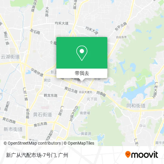 新广从汽配市场-7号门地图