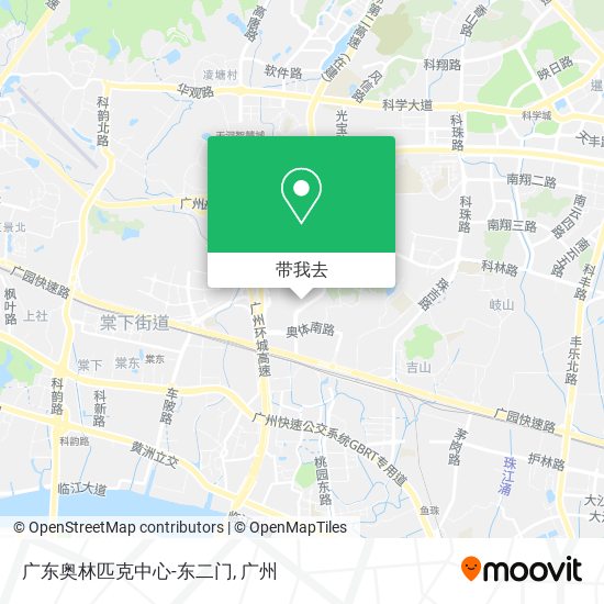 广东奥林匹克中心-东二门地图