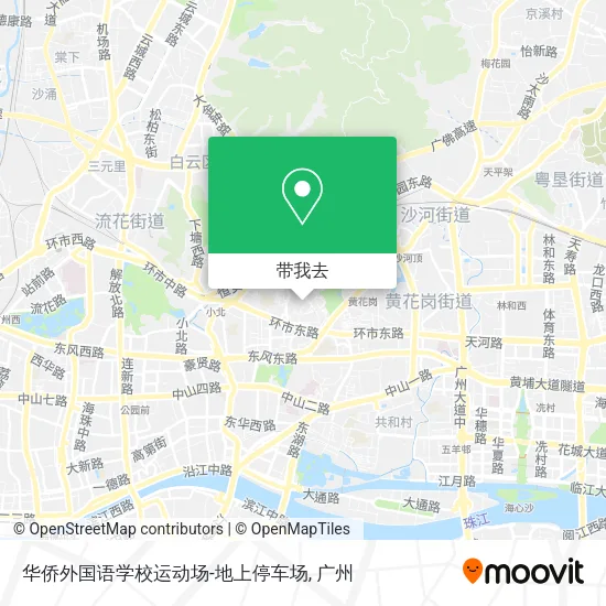 华侨外国语学校运动场-地上停车场地图