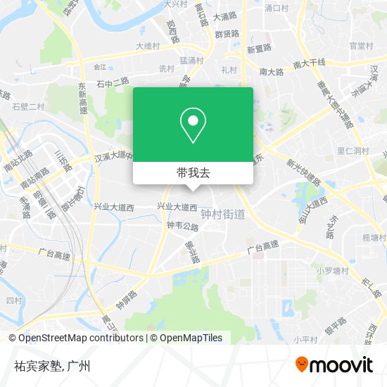 祐宾家塾地图