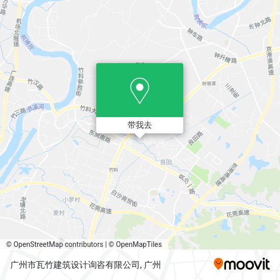 广州市瓦竹建筑设计询咨有限公司地图