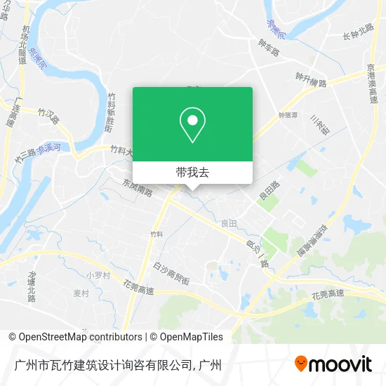 广州市瓦竹建筑设计询咨有限公司地图