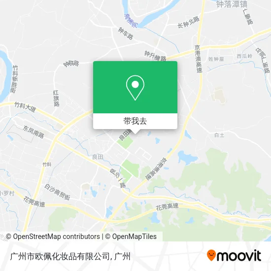 广州市欧佩化妆品有限公司地图