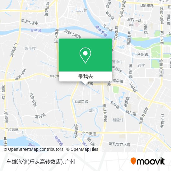 车雄汽修(乐从高转数店)地图