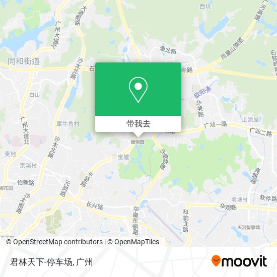君林天下-停车场地图