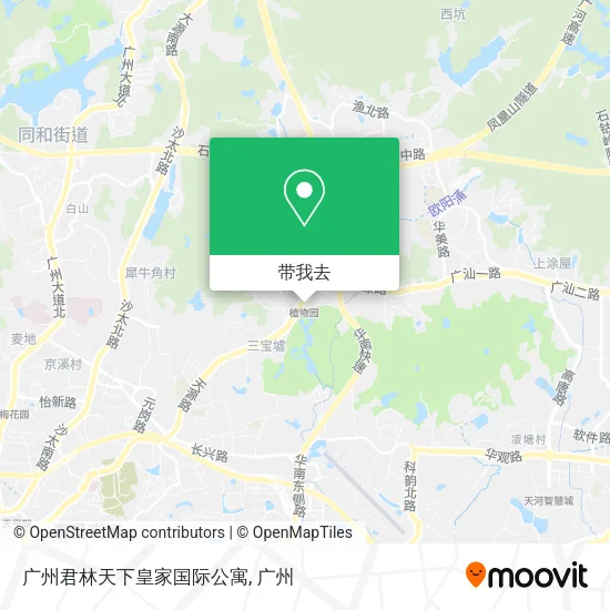 广州君林天下皇家国际公寓地图