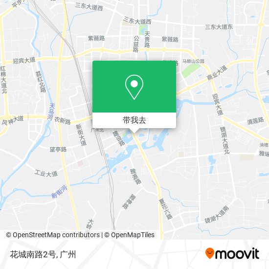 花城南路2号地图