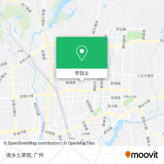 湘乡土菜馆地图