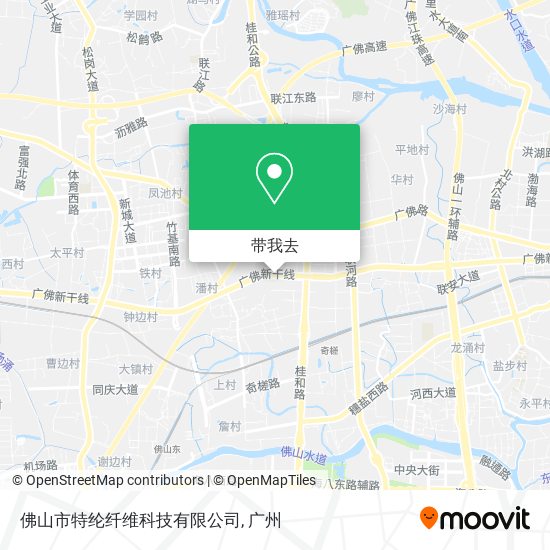 佛山市特纶纤维科技有限公司地图