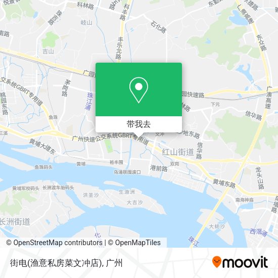 街电(渔意私房菜文冲店)地图