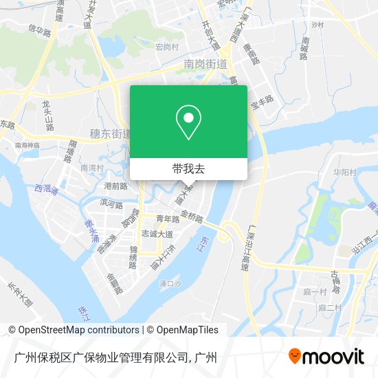 广州保税区广保物业管理有限公司地图