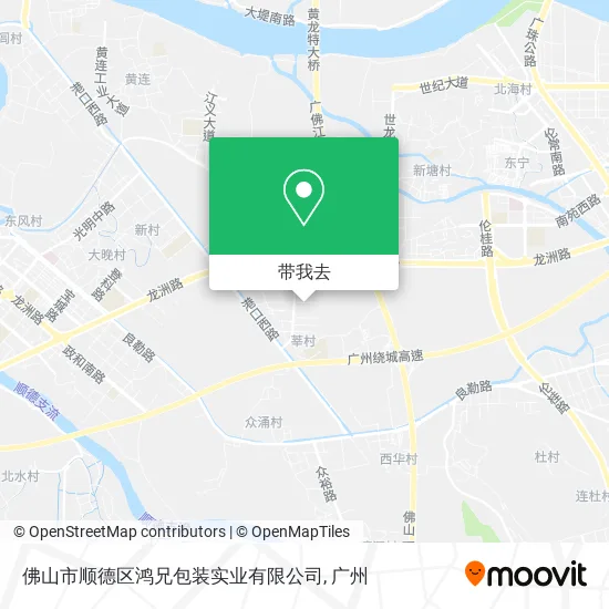 佛山市顺德区鸿兄包装实业有限公司地图