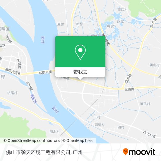 佛山市瀚天环境工程有限公司地图