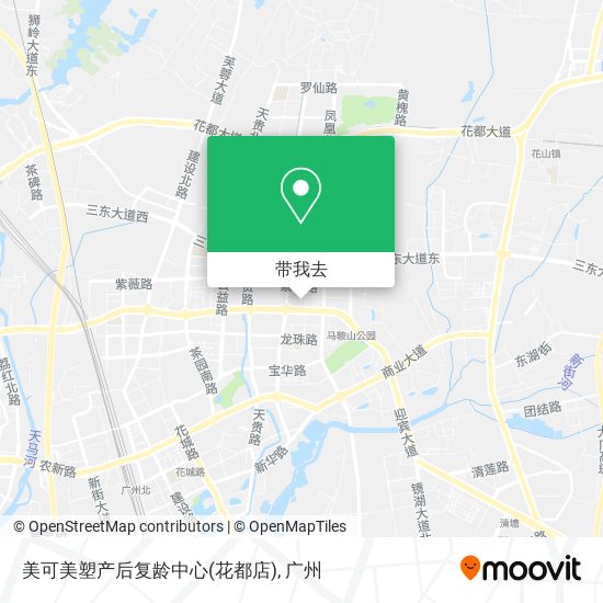 美可美塑产后复龄中心(花都店)地图