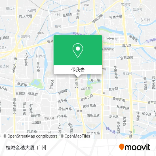 桂城金穗大厦地图