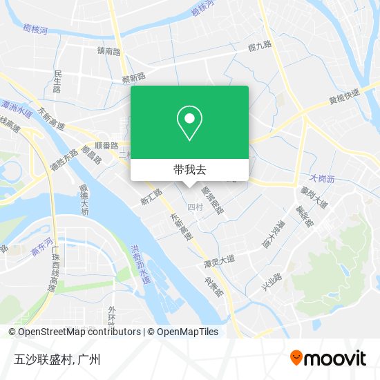五沙联盛村地图