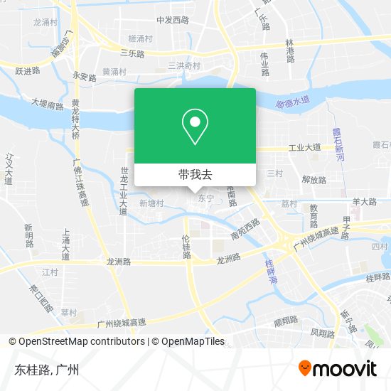 东桂路地图