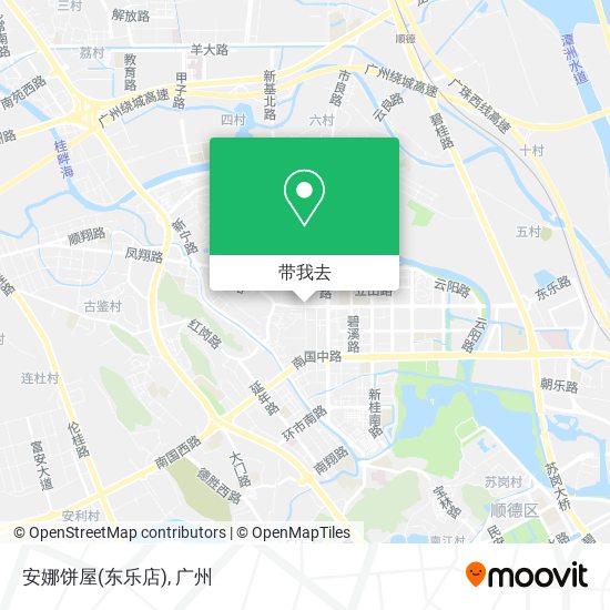 安娜饼屋(东乐店)地图