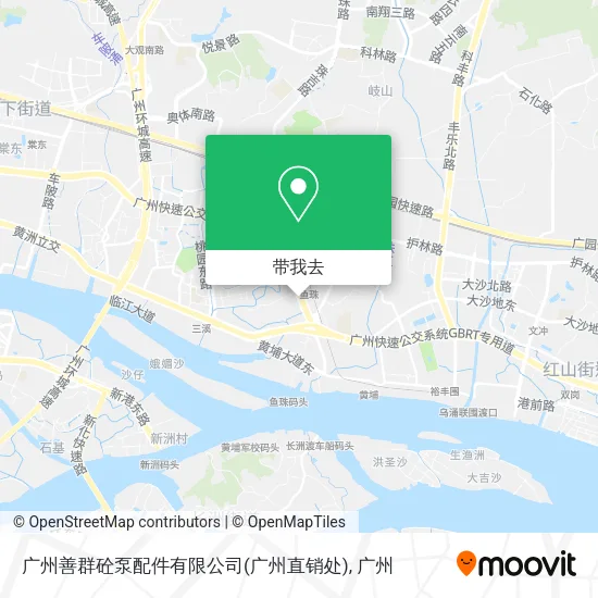 广州善群砼泵配件有限公司(广州直销处)地图