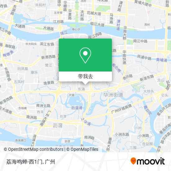 荔海鸣蝉-西1门地图