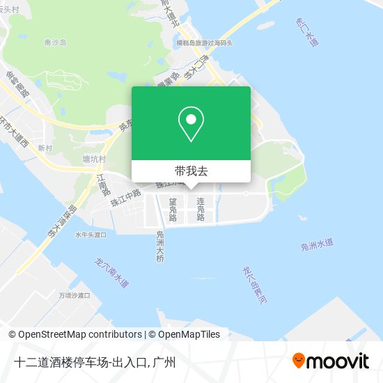 十二道酒楼停车场-出入口地图