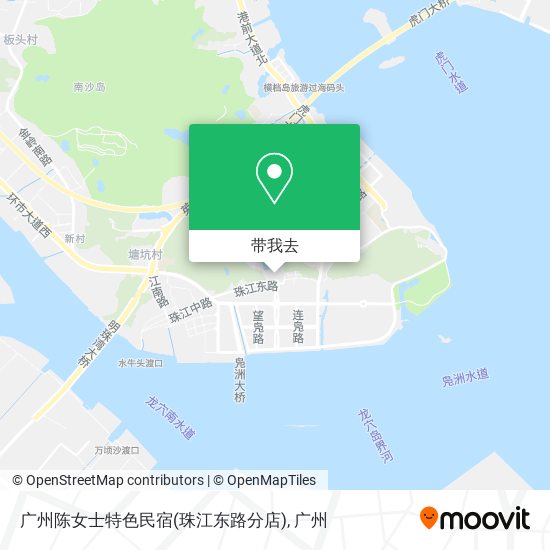广州陈女士特色民宿(珠江东路分店)地图