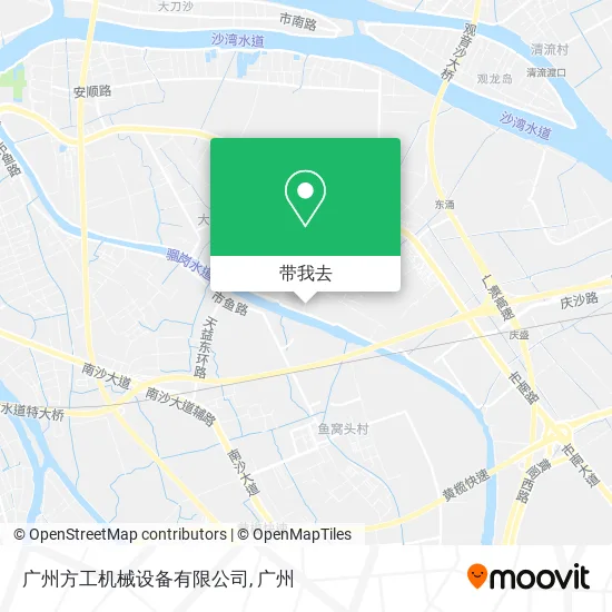 广州方工机械设备有限公司地图