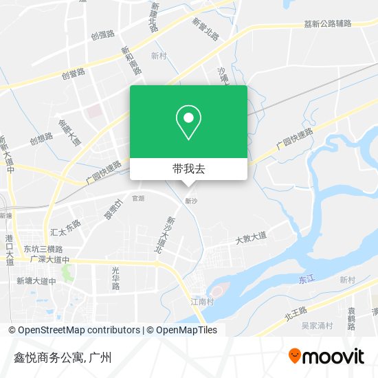 鑫悦商务公寓地图