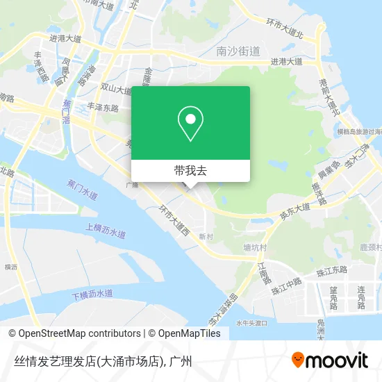 丝情发艺理发店(大涌市场店)地图
