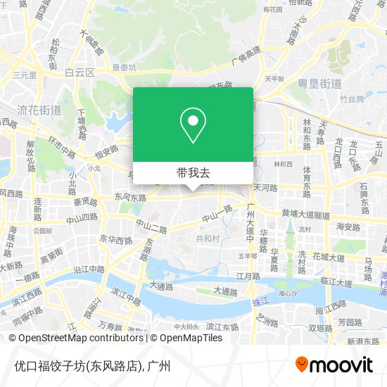 优口福饺子坊(东风路店)地图