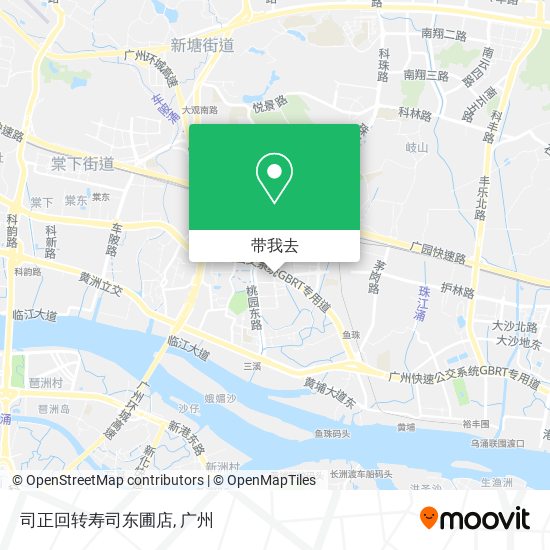 司正回转寿司东圃店地图