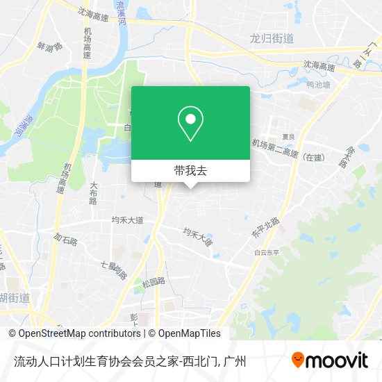 流动人口计划生育协会会员之家-西北门地图