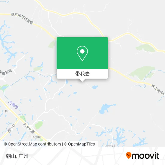 朝山地图