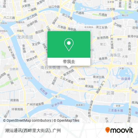 潮汕通讯(西畔里大街店)地图