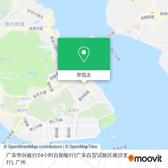广东华兴银行24小时自助银行(广东自贸试验区南沙支行)地图