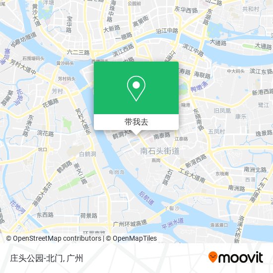 庄头公园-北门地图
